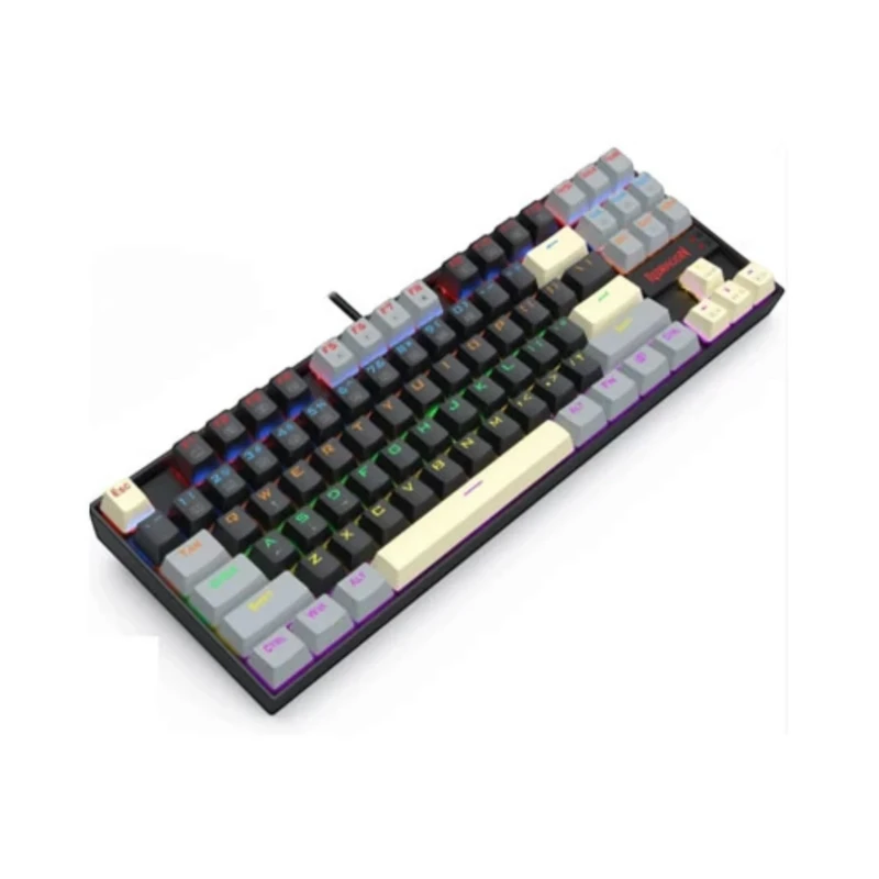كيبورد ألعاب Redragon K552LGY-R – ميكانيكي مدمج