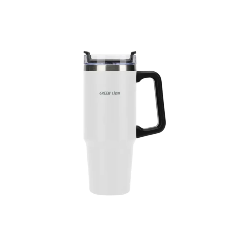 كوب حراري للسفر Green Lion Vacuum Travel Mug – أبيض