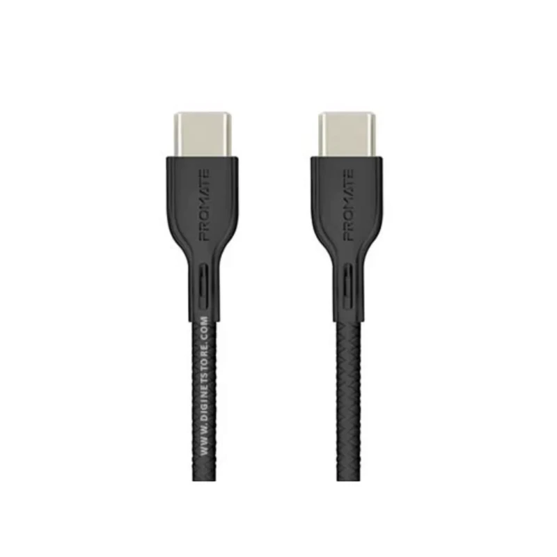كابل Promate PowerBeam-CC2 – USB-C بقدرة 60 واط