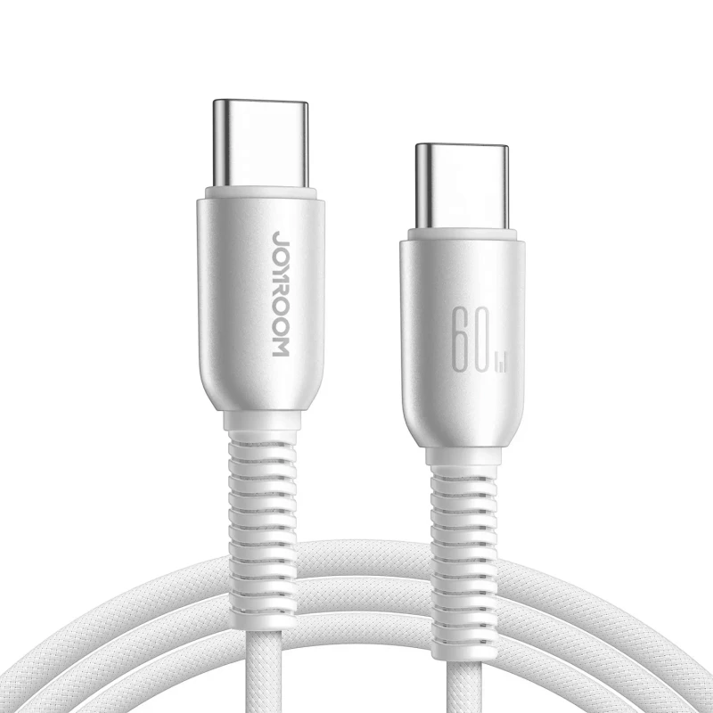 كابل Joyroom S-A51 من USB-C إلى USB-C بقدرة 60W وطول 1.2 متر