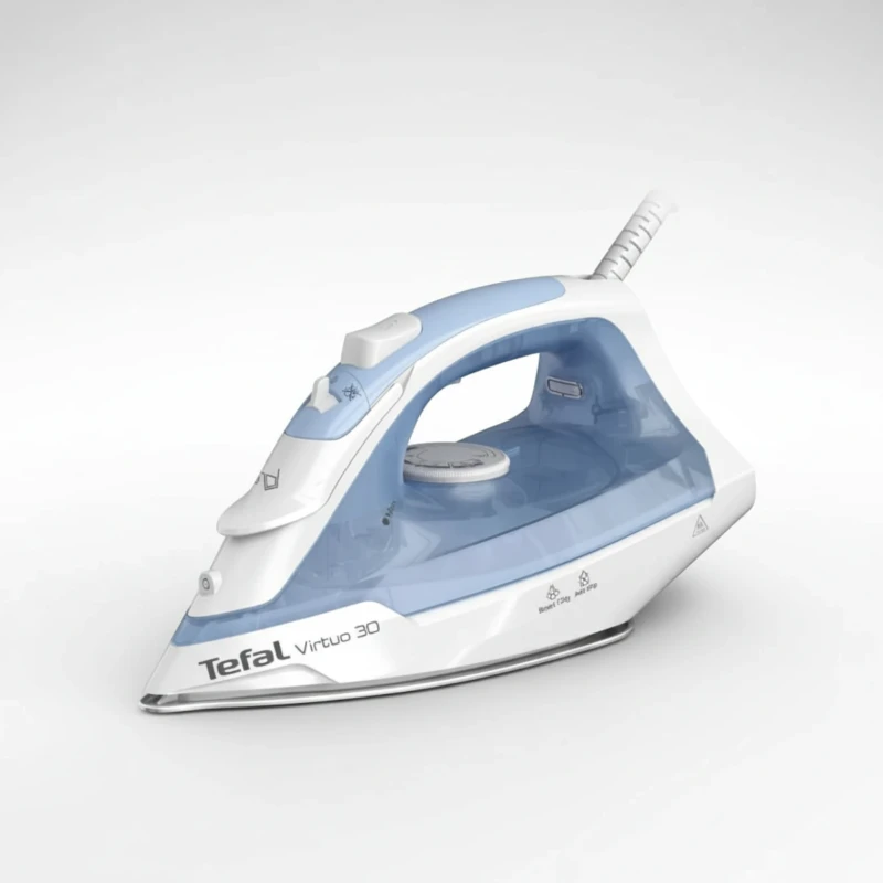 مكواة بخارية Tefal Virtuo 30 – قدرة 2000 واط وقاعدة سيراميك