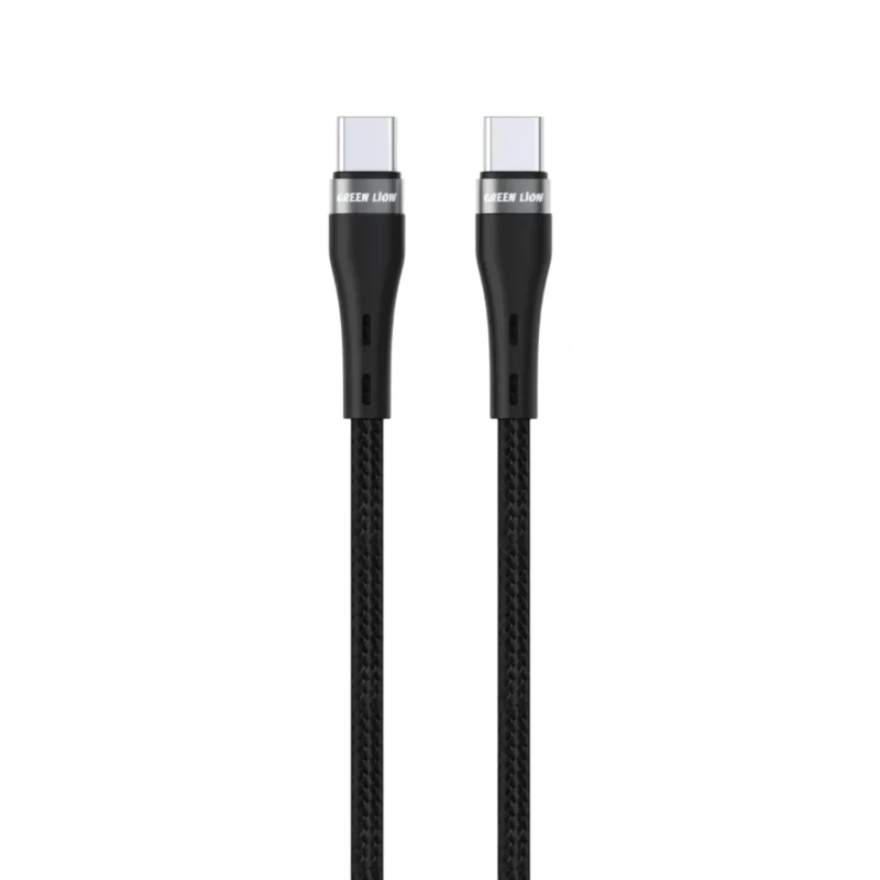 كابل USB-C إلى USB-C من Green Lion محبوك بطول 2 متر