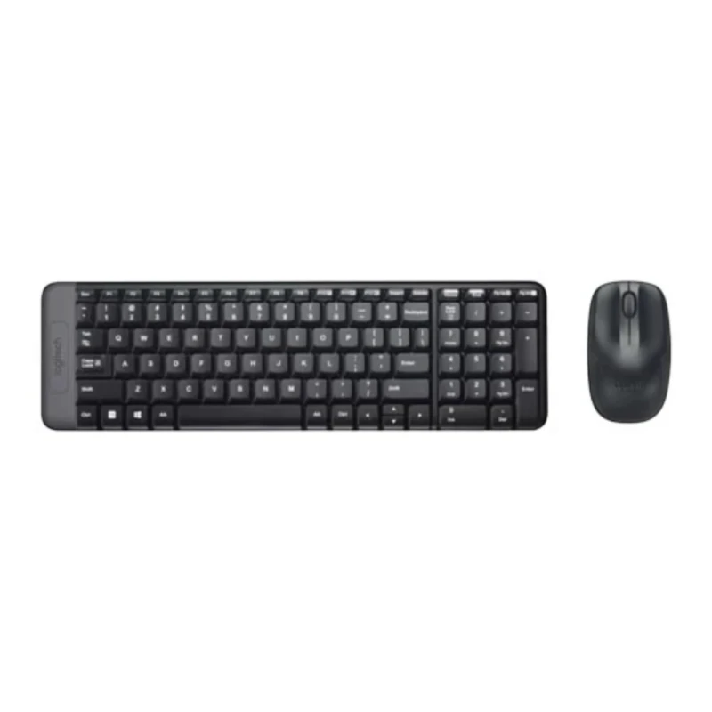 طقم لوحة مفاتيح وماوس Logitech MK220 لاسلكي