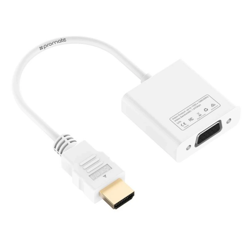 محول Promate ProLink-H2V – من HDMI إلى VGA