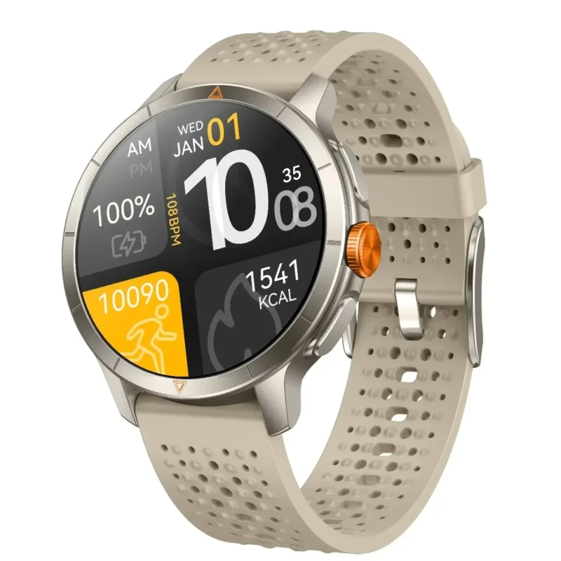ساعة ذكية Green Lion GPS Pro بشاشة AMOLED ‏1.6 بوصة