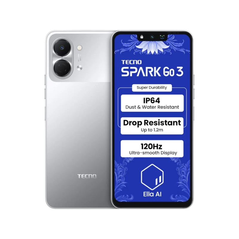 Tecno Spark Go 3 r4-128G -silver