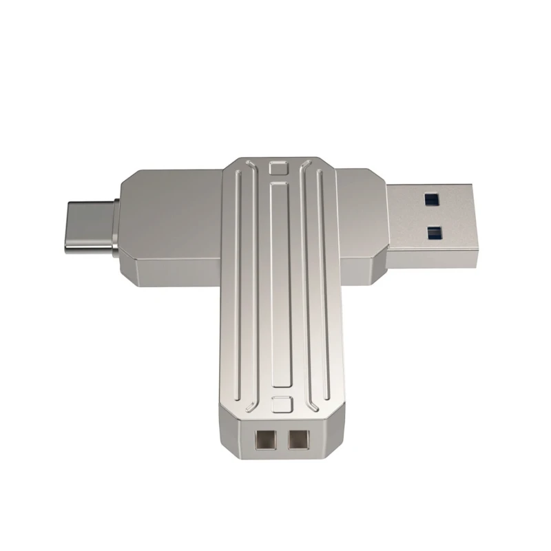 فلاش ميموري WiWU Infinite بموصلي USB-A وUSB-C – 256 GB