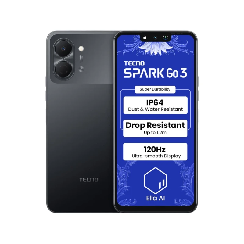 Tecno Spark Go 3 r4-64G-black