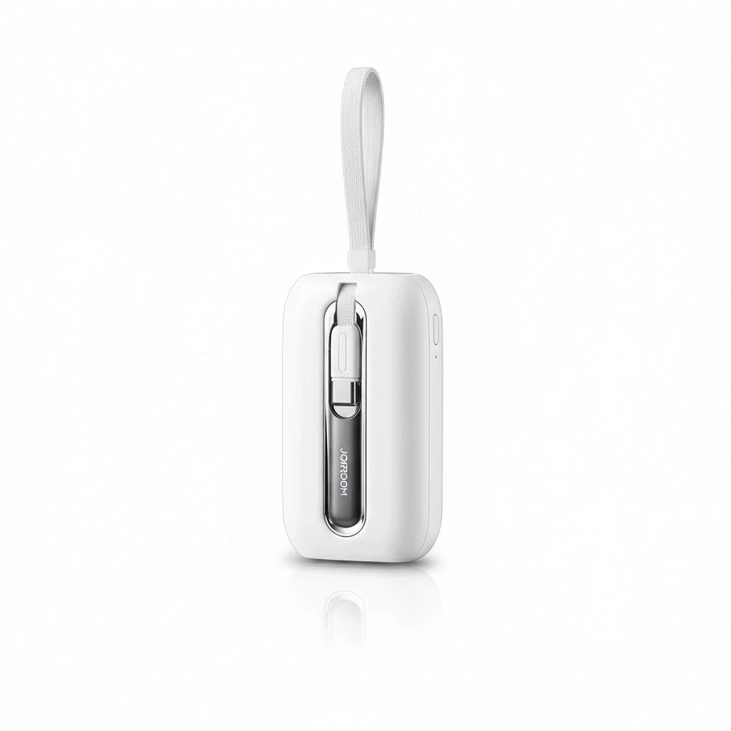 باور بانك Joyroom JR-L012 – سعة 10000mAh مع كابلين مدمجين